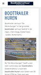 Mobile Screenshot of boottrailerverhuur.nl
